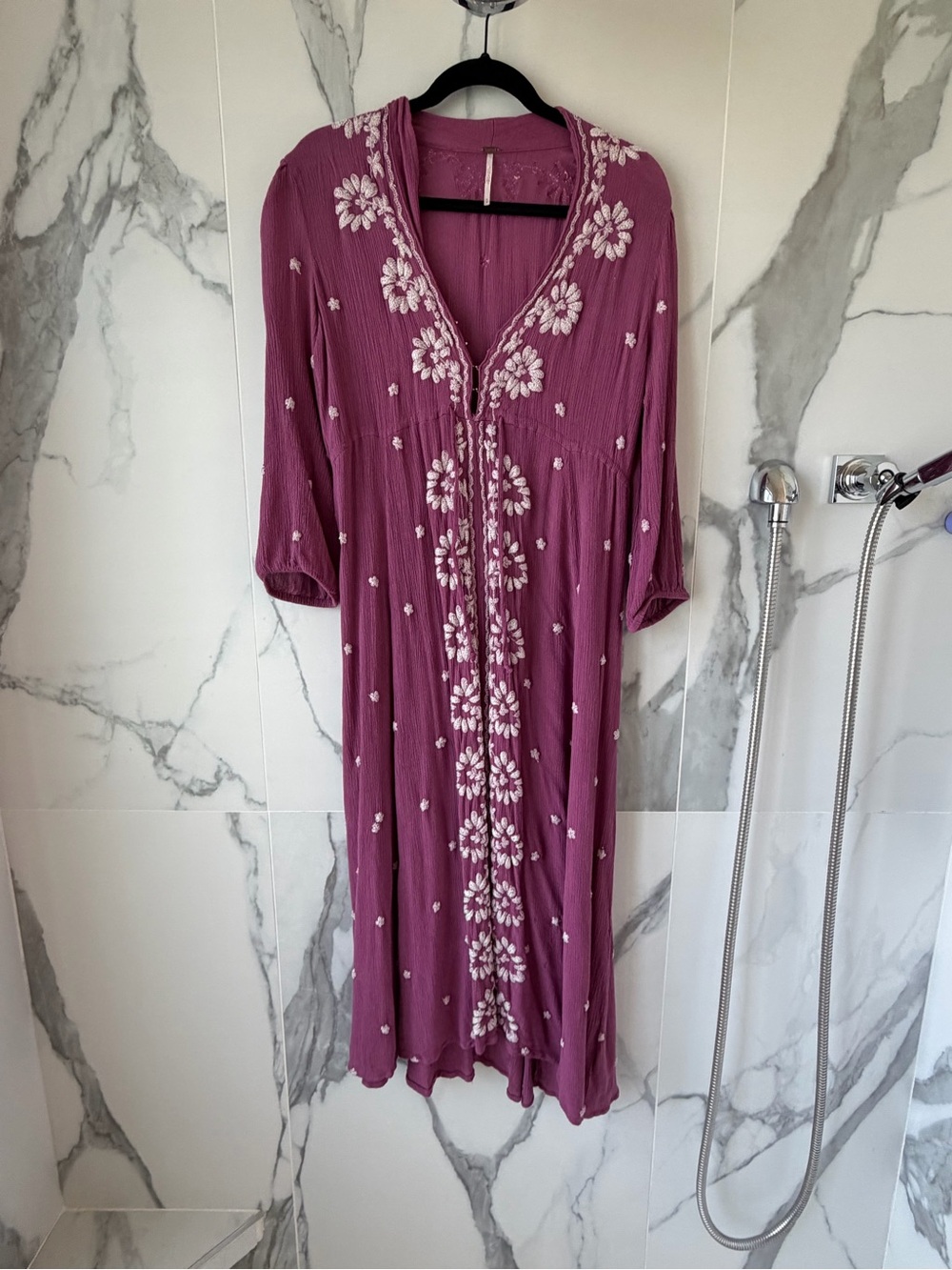 Free People Embroidered Boho Dress